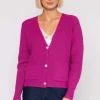 J'aime la Vie Short Cardigan In Magenta*Women Jumpers & Cardigans