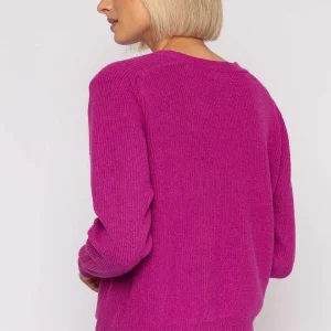 J'aime la Vie Short Cardigan In Magenta*Women Jumpers & Cardigans