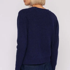 J'aime la Vie Short Cardigan In Navy*Women Jumpers & Cardigans