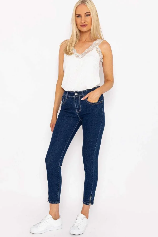 J'aime la Vie Short Zip Denim Jeans*Women Jeans & Trousers