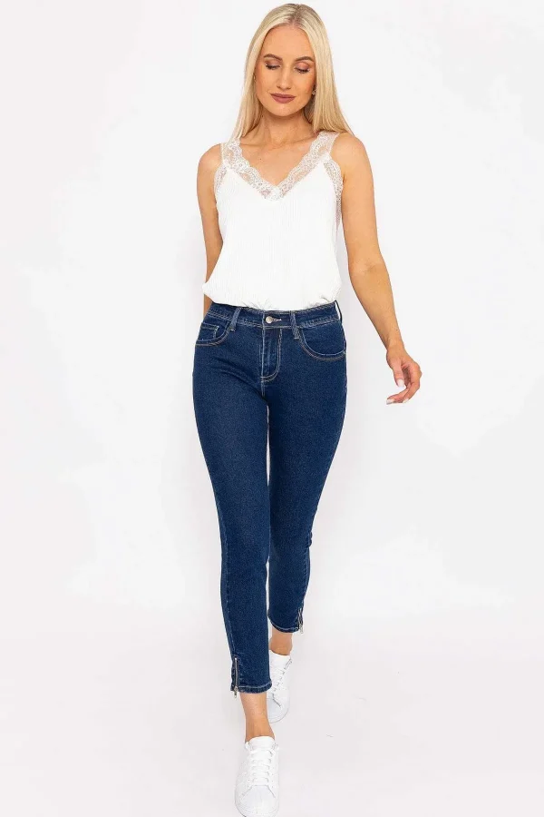 J'aime la Vie Short Zip Denim Jeans*Women Jeans & Trousers