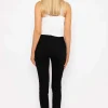 J'aime la Vie Short Zip Jeans In Black*Women Jeans & Trousers