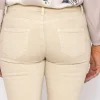 J'aime la Vie Short Zip Jeans In Cream*Women Jeans & Trousers