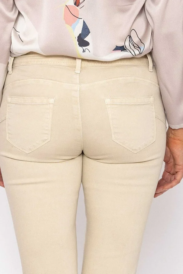 J'aime la Vie Short Zip Jeans In Cream*Women Jeans & Trousers