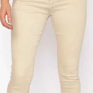 J'aime la Vie Short Zip Jeans In Cream*Women Jeans & Trousers