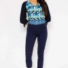 Kalisson Short Zip Jeans In Navy*Women Jeans & Trousers