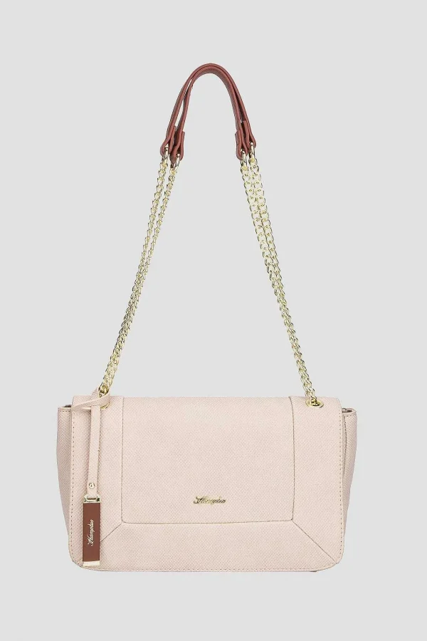Hampton Shoulder Bag With Chain Strap In Cream* Accessories