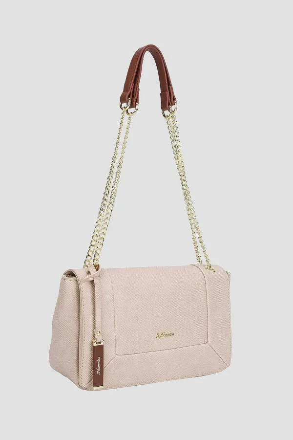 Hampton Shoulder Bag With Chain Strap In Cream* Accessories