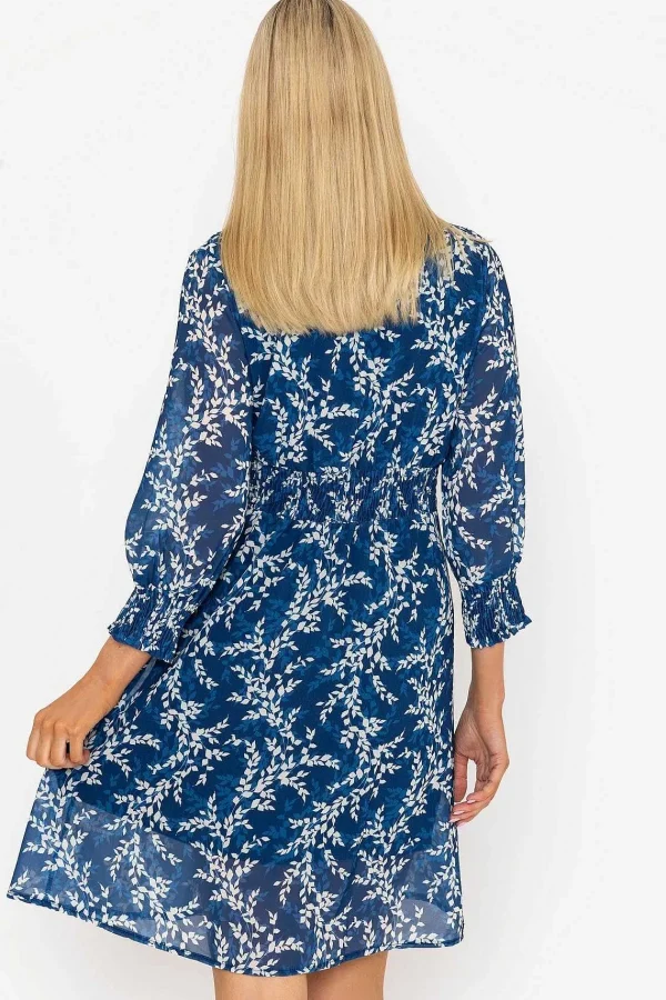 Pala D'oro Sienna Navy Knee Length Dress*Women Dresses & Jumpsuits