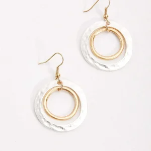 Soul Jewellery Silver And Gold Circle Earrings* Earrings