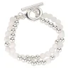 Knight & Day Silver And White Bead Bracelet* Jewellery