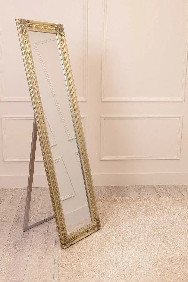 Carraig Donn HOME Silver Champagne Floor Standing Mirror* Homeware