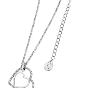 Tipperary Crystal Jewellery Silver Floating Heart Pendant* Her