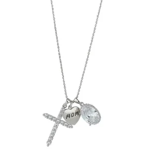Knight & Day Silver Mom Charm Pendant* Jewellery