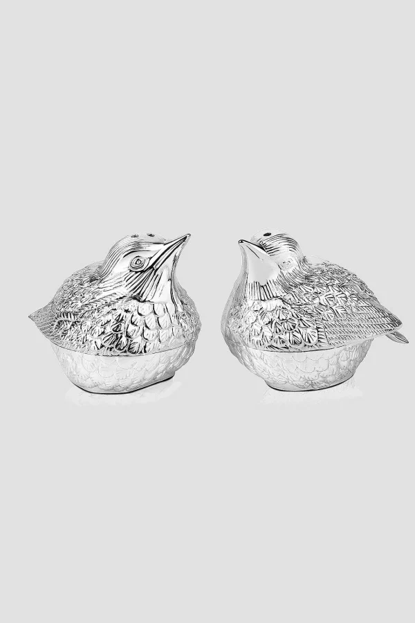 Newbridge Silverware Silver Plated Bird Salt & Pepper Set* Homeware