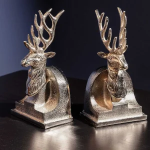 Carraig Donn HOME Silver Stag Bookends* Homeware