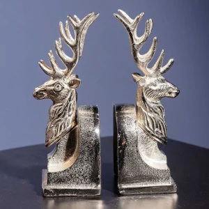 Carraig Donn HOME Silver Stag Bookends* Homeware