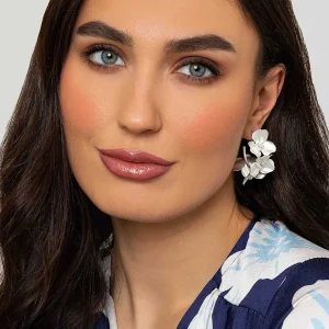 Soul Jewellery Silver Tone Flowers Earrings*Women As Seen On Social