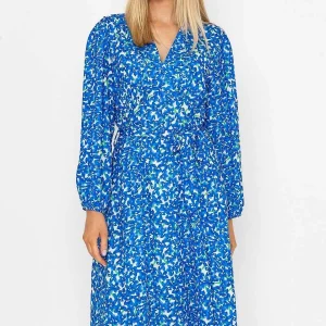 Pala D'oro Sinead Midi Dress In Blue Print*Women Dresses & Jumpsuits