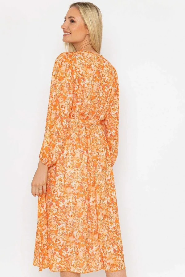 Pala D'oro Sinead Midi Dress In Orange*Women Dresses & Jumpsuits