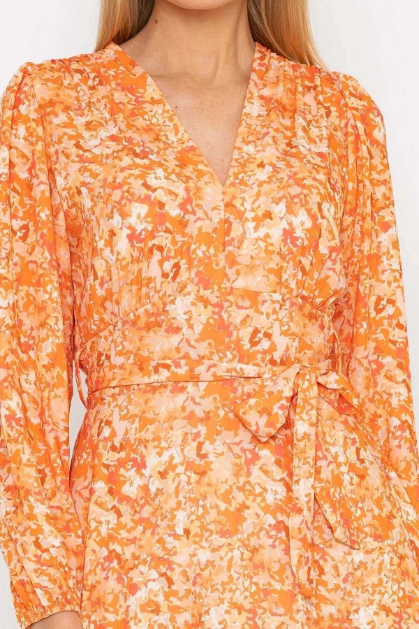 Pala D'oro Sinead Midi Dress In Orange*Women Dresses & Jumpsuits