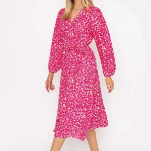 Pala D'oro Sinead Midi Dress In Pink*Women Dresses & Jumpsuits