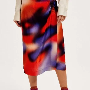 Cks Fashion Skittle Midi Skirt In Multi Print*Women Skirts & Shorts