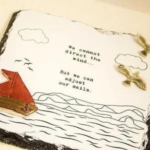 Amilie Slatecraft Art - Adjust Our Sails* Homeware