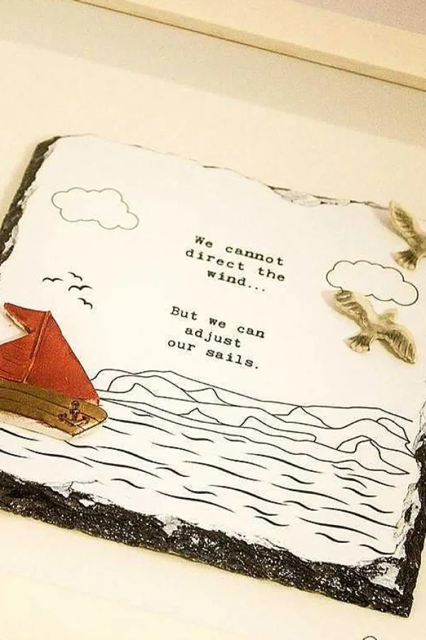 Amilie Slatecraft Art - Adjust Our Sails* Homeware