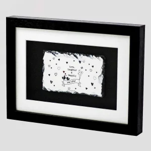 Amilie Slatecraft Art - Love, Laugher & Happily Ever After* Homeware