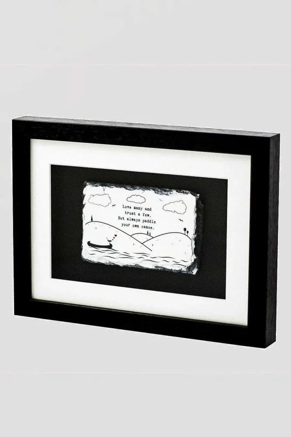 Amilie Slatecraft Art - Paddle Your Own Canoe* Homeware