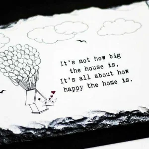 Amilie Slatecraft Art- How Happy The Home Is* Homeware