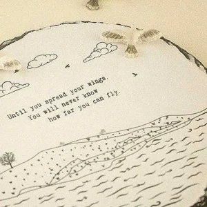 Amilie Slatecraft Art-Spread Your Wings* Homeware