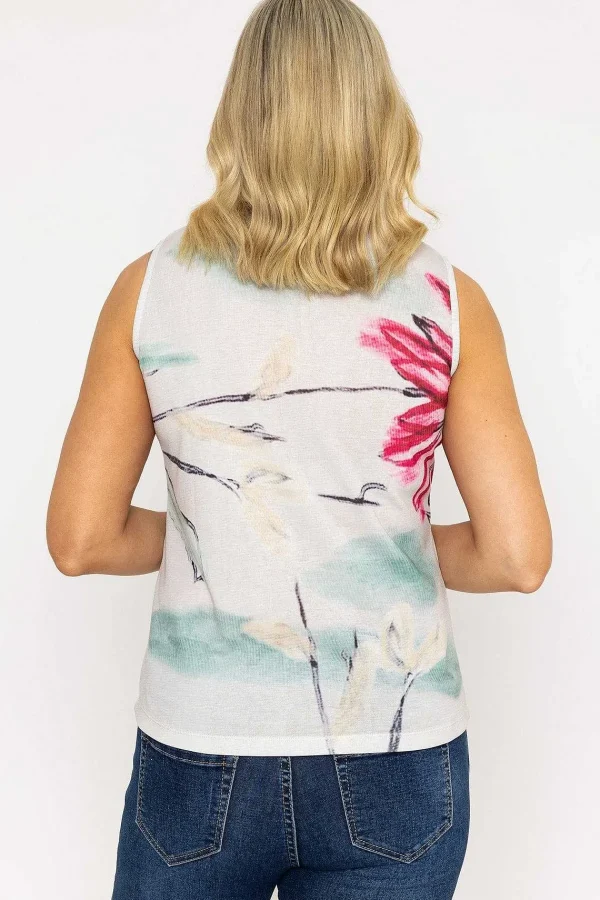 Kalisson Sleeveless Top In Multi Print*Women Tops & Blouses
