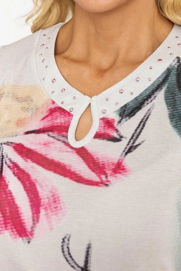 Kalisson Sleeveless Top In Multi Print*Women Tops & Blouses