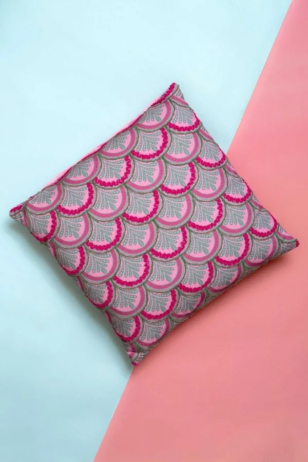Carraig Donn Dwell Sloane Pink Printed Cushion* Homeware