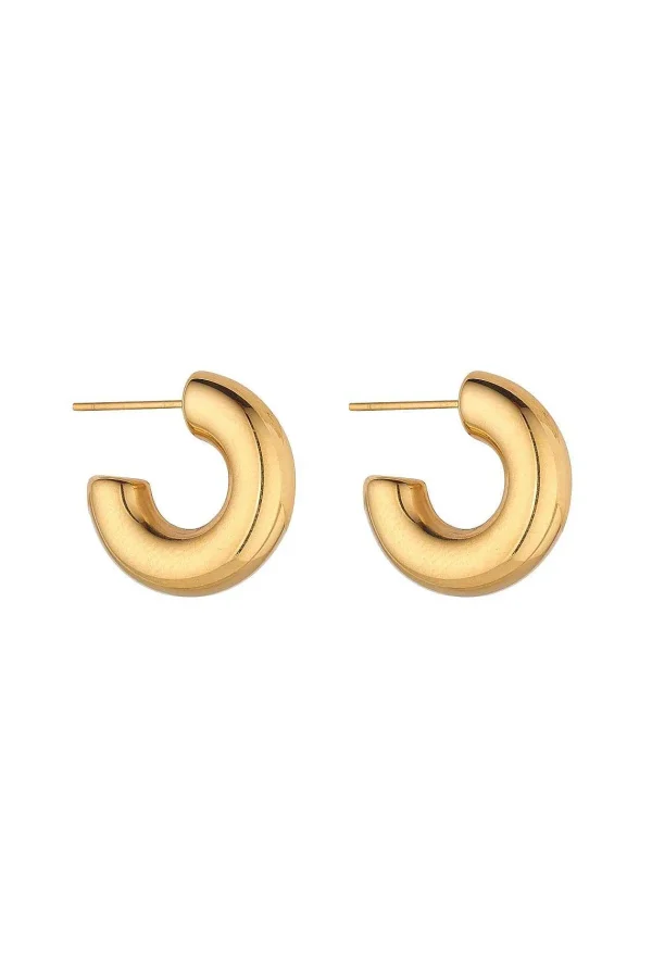 Knight & Day Small Chunky Hoops 20Mm* Boxed Gifts