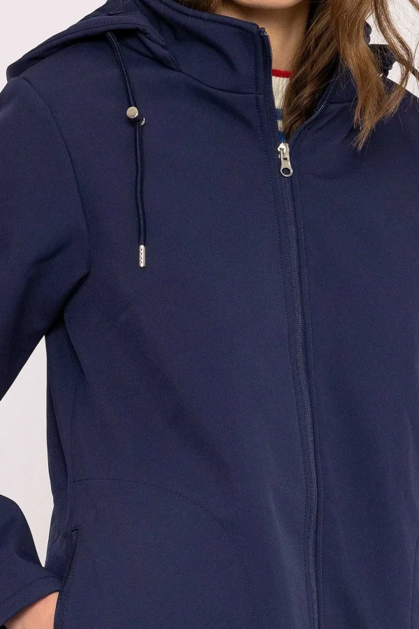 Kelly & Grace Weekend Soft Shell Jacket In Navy*Women Coats & Jackets