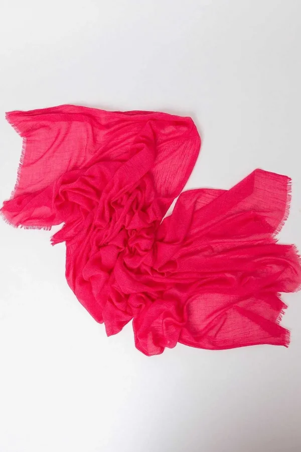 Pala D'oro Accessories Soft Touch Scarf In Fuchsia* Accessories