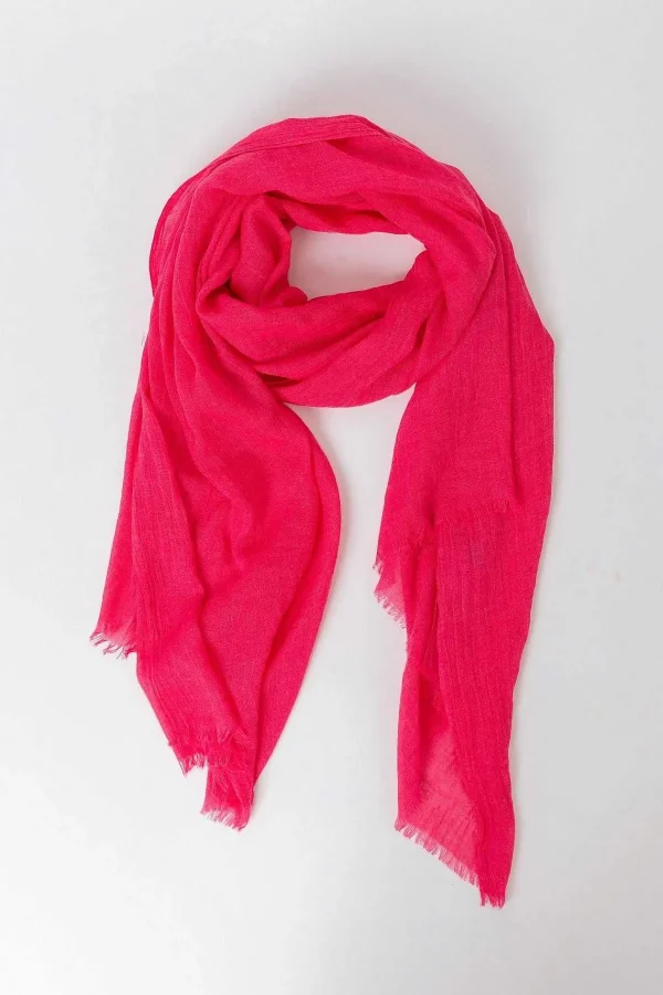 Pala D'oro Accessories Soft Touch Scarf In Fuchsia* Accessories