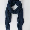 Pala D'oro Accessories Soft Touch Scarf In Navy* Accessories