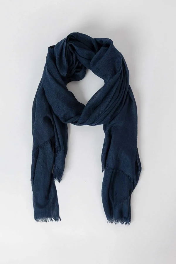 Pala D'oro Accessories Soft Touch Scarf In Navy* Accessories