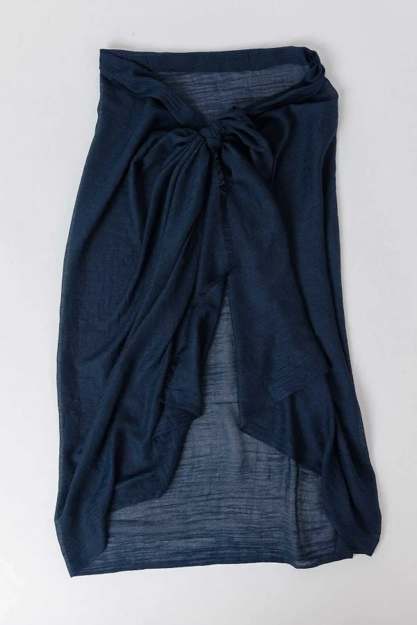 Pala D'oro Accessories Soft Touch Scarf In Navy* Accessories