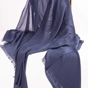 Pala D'oro Accessories Soft Touch Scarf In Navy* Accessories