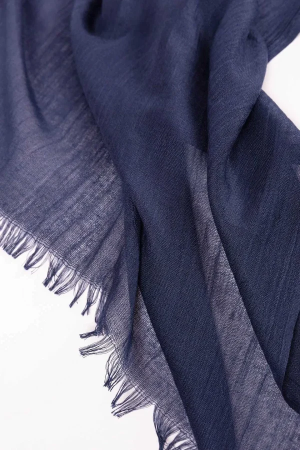 Pala D'oro Accessories Soft Touch Scarf In Navy* Accessories