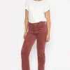 Oraije Solange Velvet Pants In Pink*Women Jeans & Trousers