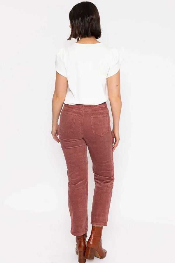 Oraije Solange Velvet Pants In Pink*Women Jeans & Trousers