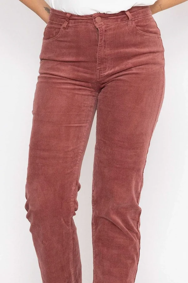 Oraije Solange Velvet Pants In Pink*Women Jeans & Trousers