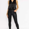 Vero Moda Sophia Skinny Glitter Pants In Black 30\\*Women Jeans & Trousers