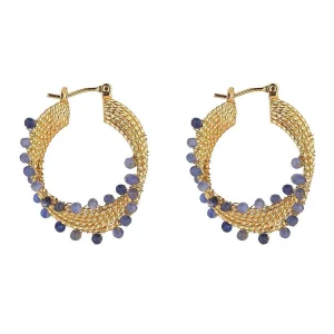 Knight & Day Spiral Blue Earrings*Women As Seen On Social